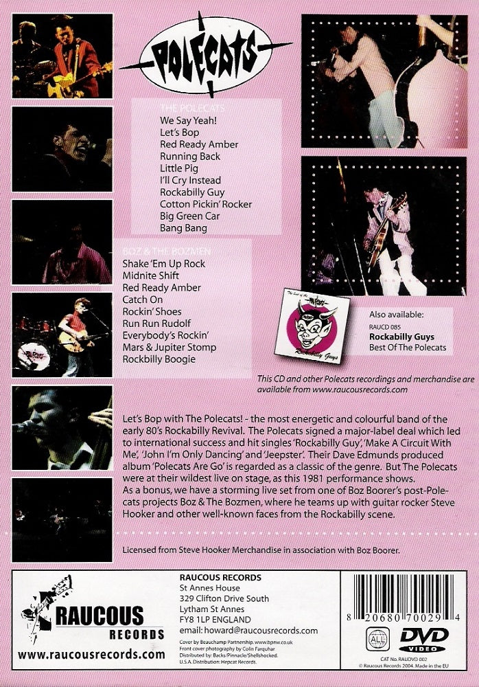 DVD - Polecats - Let's Bop With The Polecats