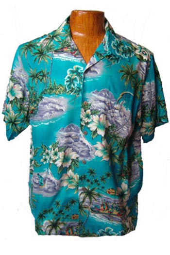 Hawaii - Shirt - Polynesia Turquoise