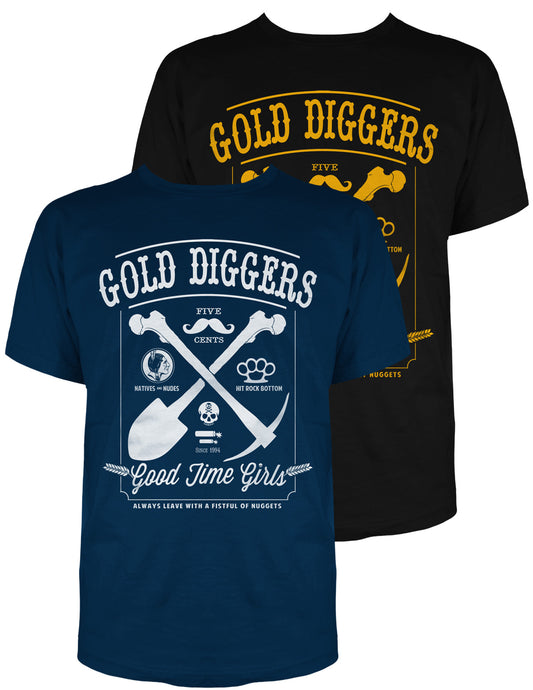 T-shirt Steady - Gold Digger, Schwarz