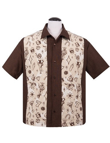 Steady-Shirt - Vegas Lights Brown