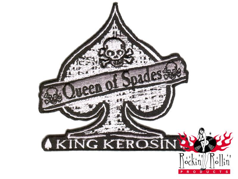 King Kerosin Aufnäher - Queen Of Spades