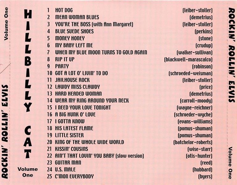 CD - Elvis Presley - Rockin Rollin Elvis Vol. 1