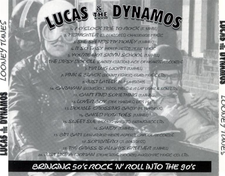 CD - Lucas And The Dynamos - Looney Tunes