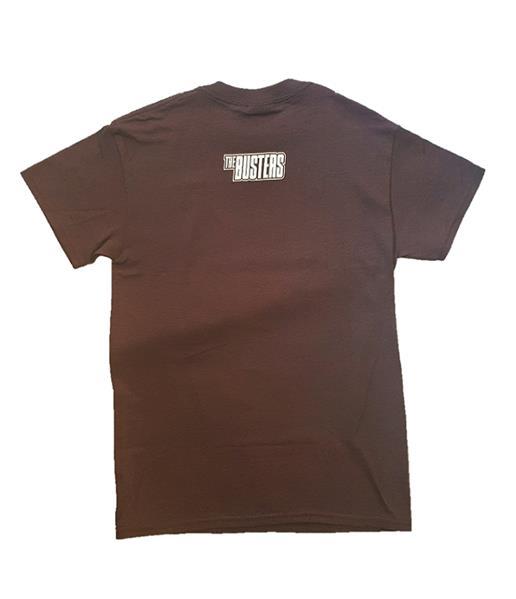 T-Shirt - Busters - SKA AGAINST RACISM, brown