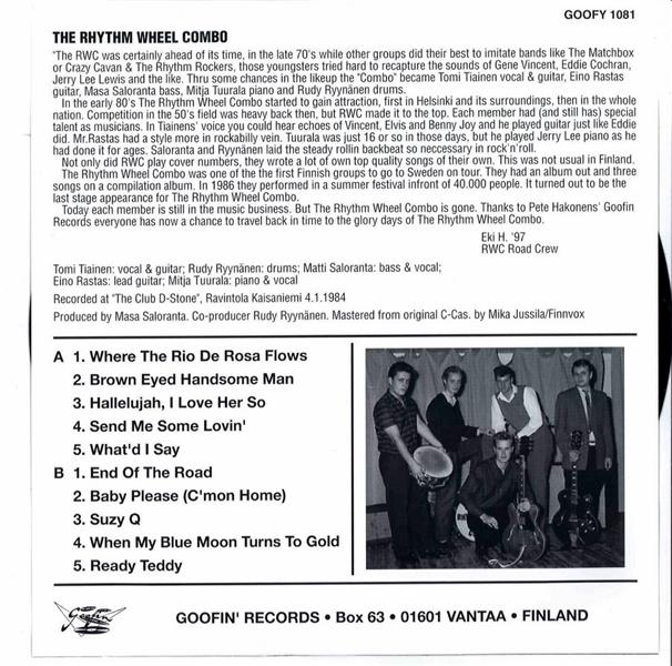 10inch - Rhythm Wheel Combo - Live At Kaisaniemi