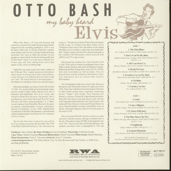 10inch - Otto Bash - My Baby Heard Elvis