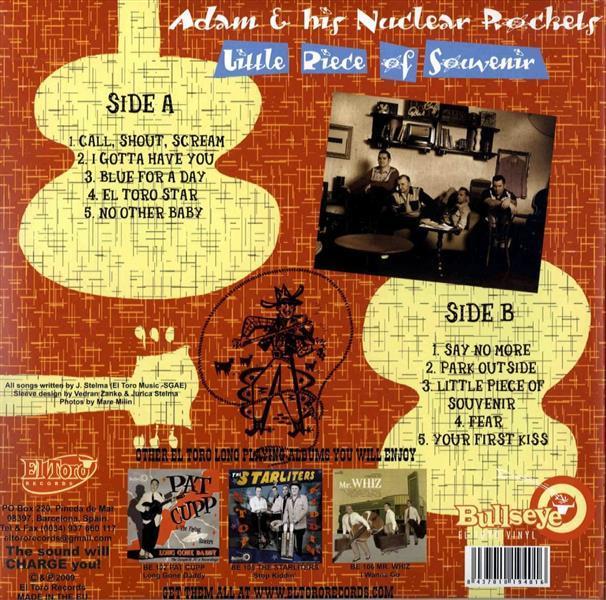 10inch - Adam & His Nuclear Rockets - Little Piece Of Souvenier