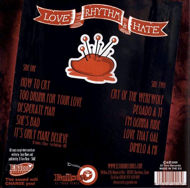10inch - Brioles - Love Rhythm & Hate