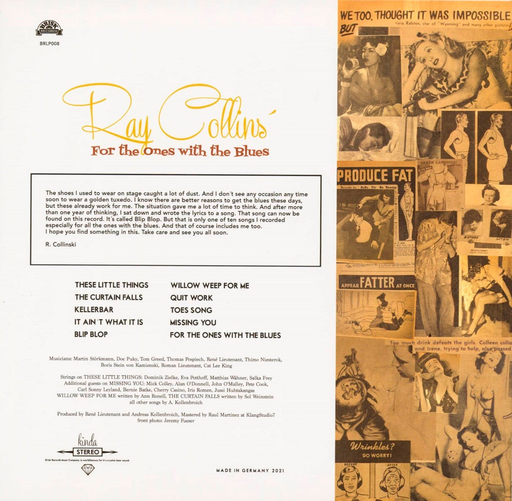10inch - Ray Collins - For The Ones With The Blues
