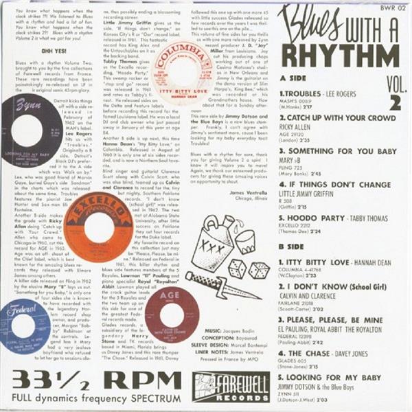 10inch - VA - Blues With A Rhythm Vol. 2 - Troubles