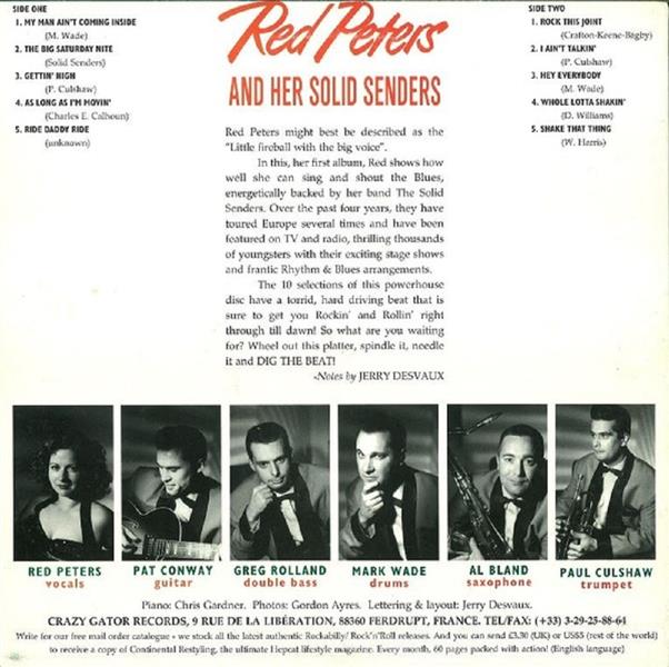 10inch - Red Peters & Her Solid - Rockin' Out The Blues