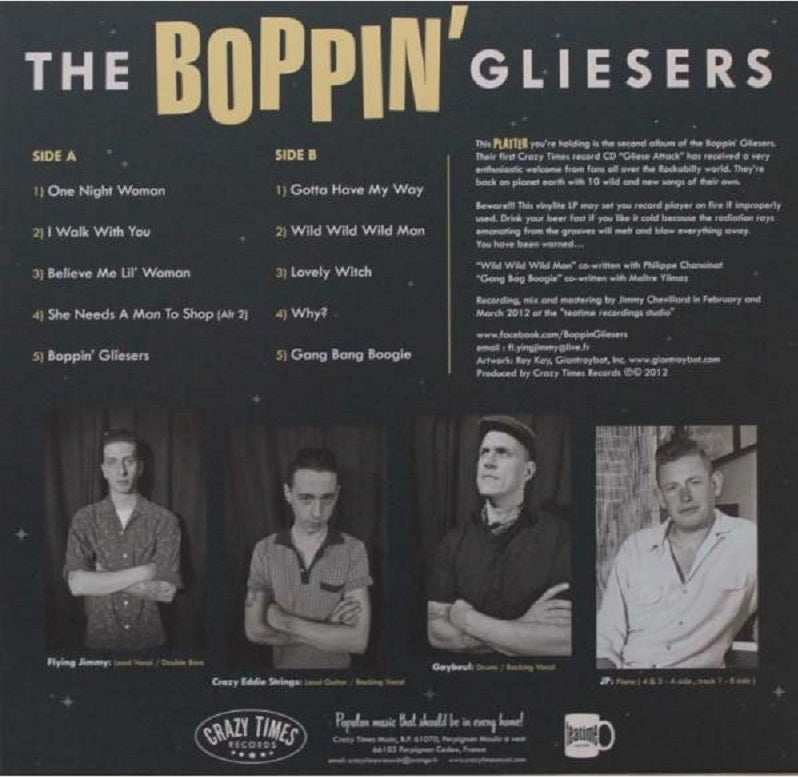 10inch - Boppin' Gliesers - Gotta Have My Way