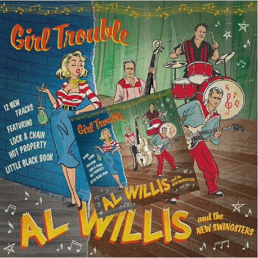 10inch - Al Willis & the New Swingsters - Girl Trouble (+CD)