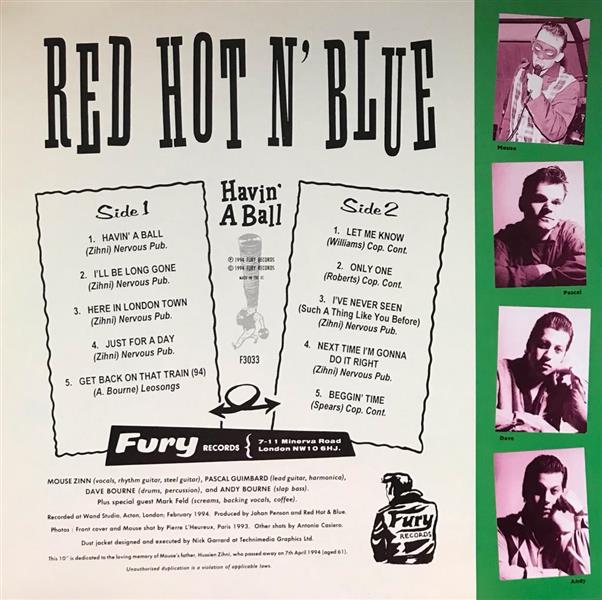 10inch - Red Hot & Blue - Havin' A Ball
