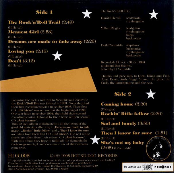 10inch - Rock'n'Roll Trio - Rock And Roll Trail