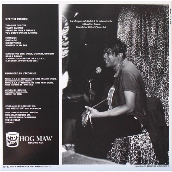 10inch - Bloodshot Bill - Homicide