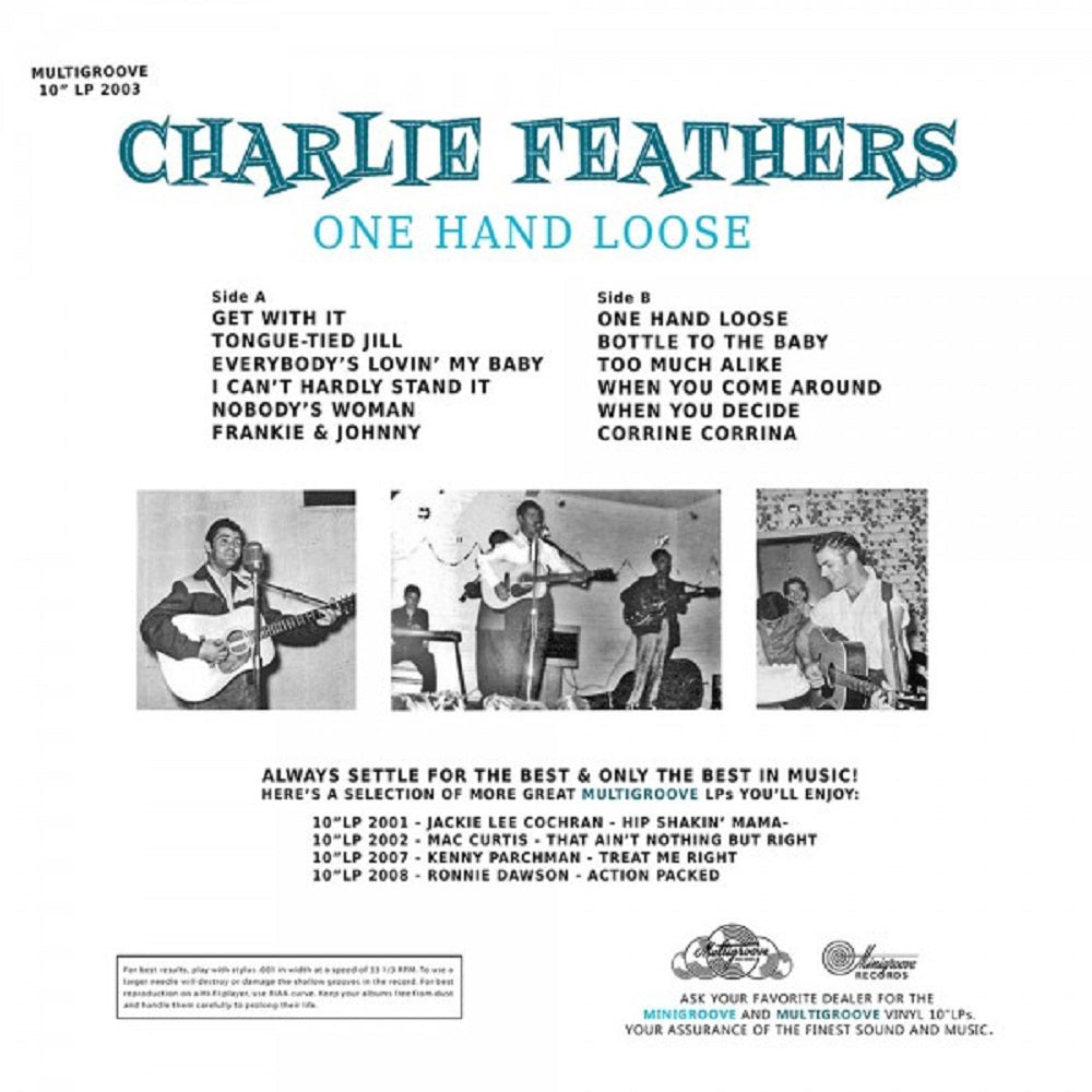 10inch - Charlie Feathers - One Hand Loose