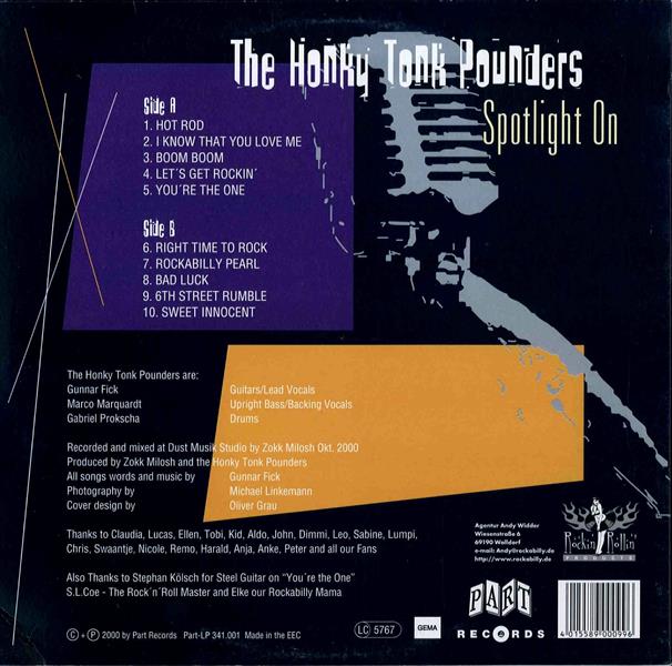10inch - Honky Tonk Pounders - Spotlight On