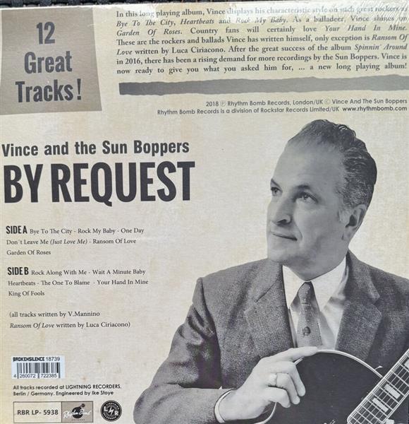 10inch – Vince And The Sun Boppers – By Request, 12 Brandnew Songs