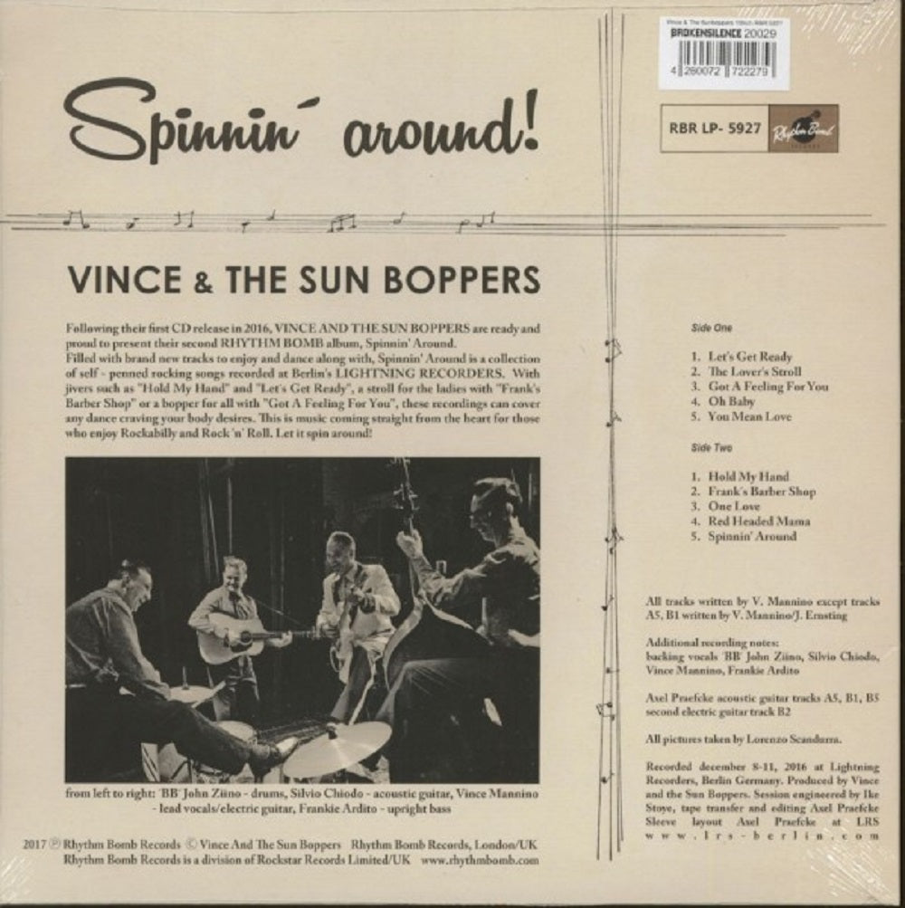 10inch - Vince and the SunBoppers - Spinnin' Around