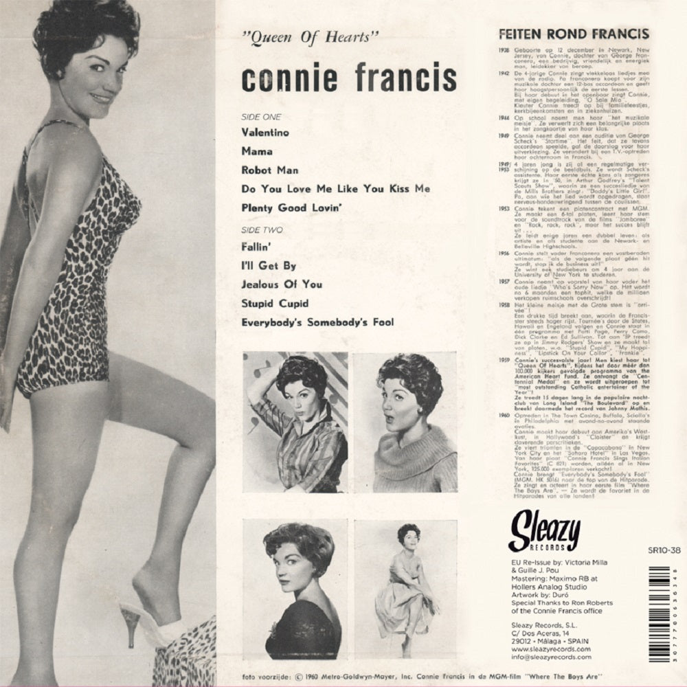 10inch - Connie Francis - Queen Of Hearts