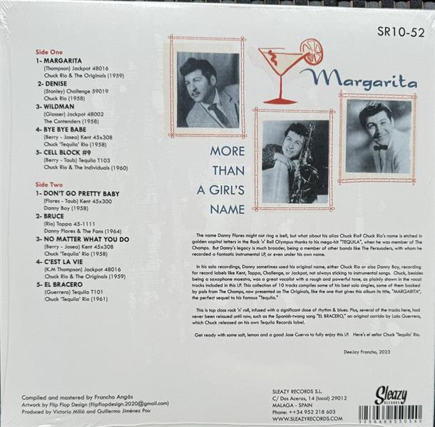 10inch - Chuck Rio – Margarita More Then A Girl’s Name
