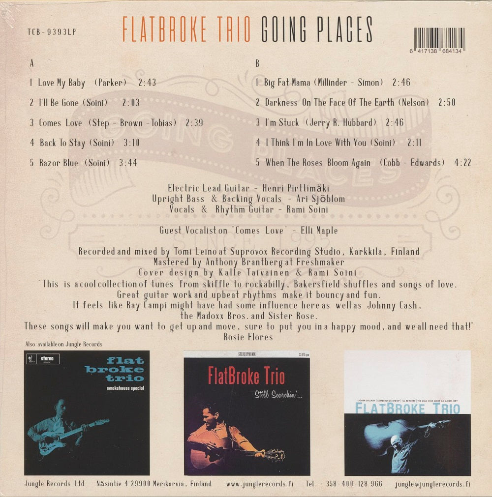 10inch - FlatBroke Trio - Going Places