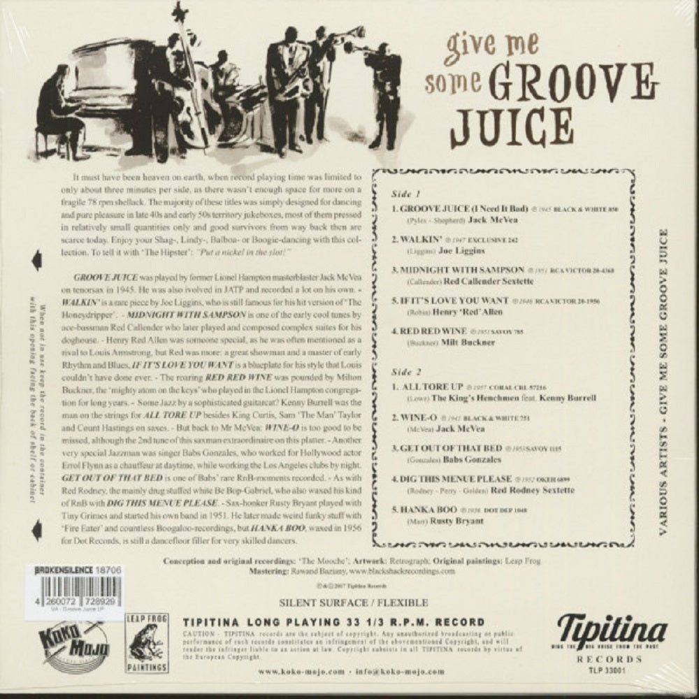 10inch - VA - Give Me Some Groove Juice