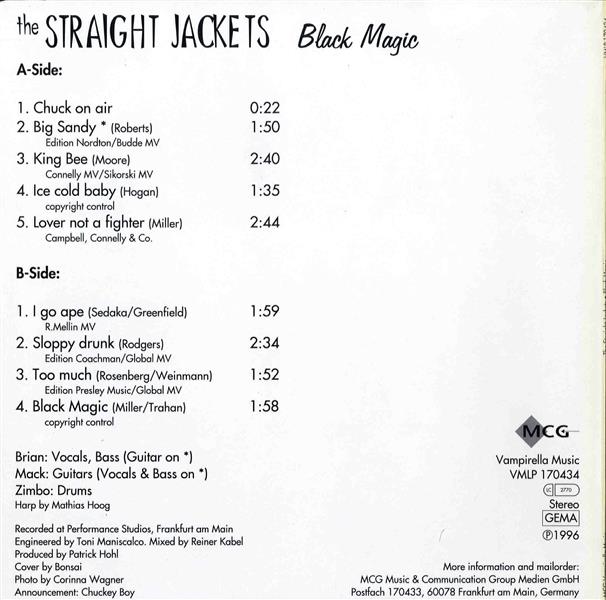 10inch - Straight Jackets - Black Magic