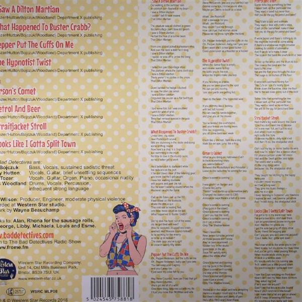 10inch - Bad Detectives - Are In Mild Peril