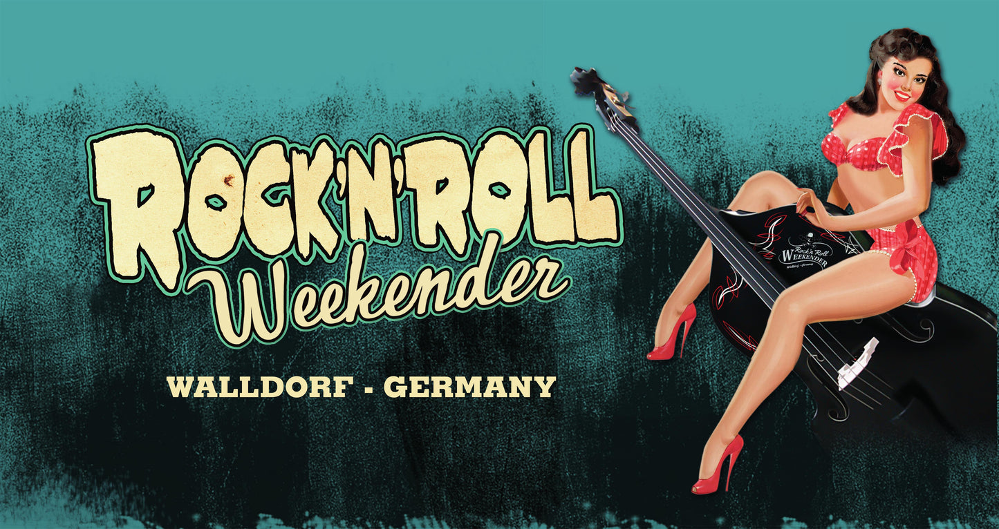 Bauzaunbanner Walldorf Weekender - Pin Up