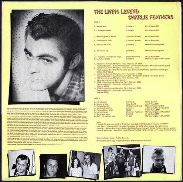 LP - Charlie Feathers - The Living Legend
