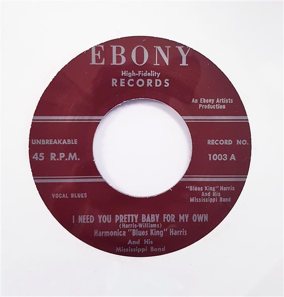 Single - Harmonica ‘Blues King’ Harris - Blues King Mango / I Need You Pretty Baby For My Own