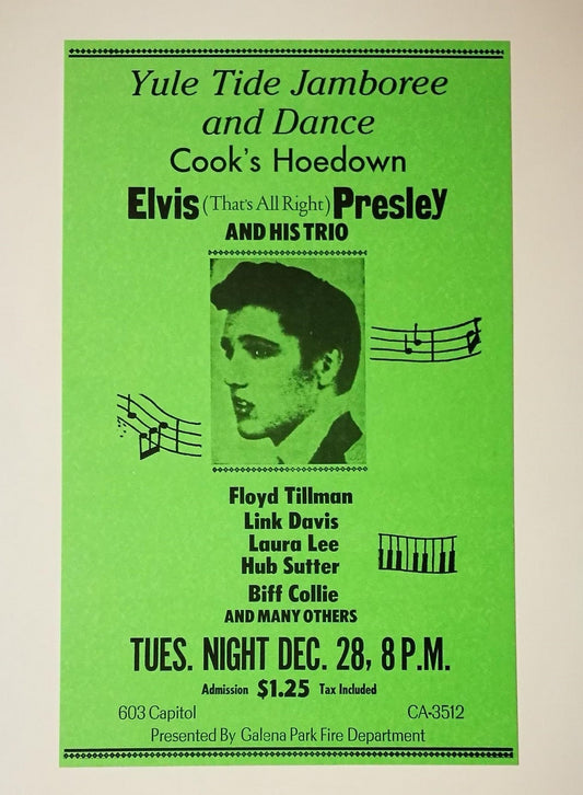 Poster - Elvis Presley - Yule Tide Dance