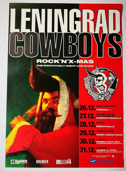 Poster - Leningrad Cowboys 1993 Tourposter