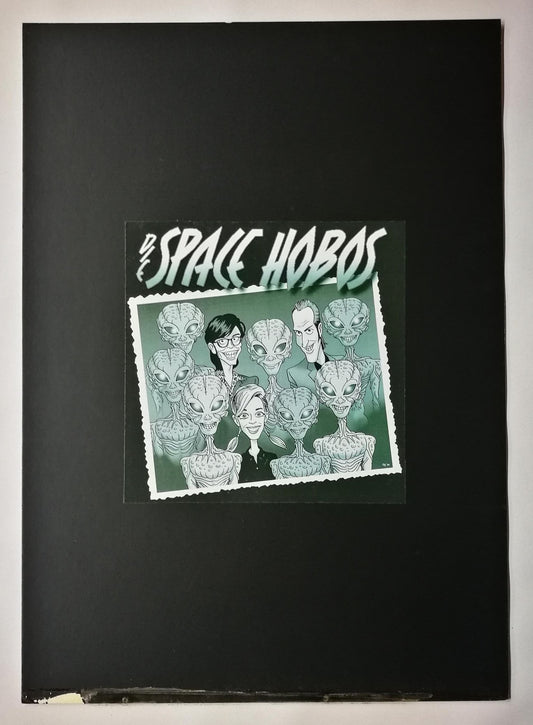 Poster - Space Hobos (schwarzer Rahmen)