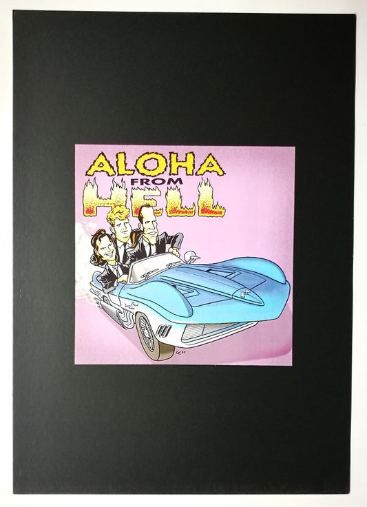Poster - Aloha From Hell (schwarzer Rahmen)