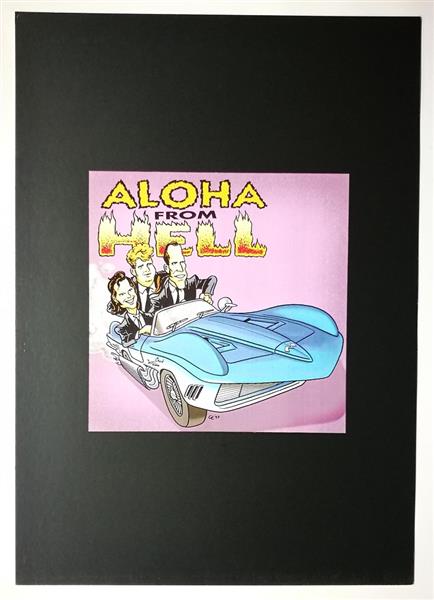 Poster - Aloha From Hell (schwarzer Rahmen)