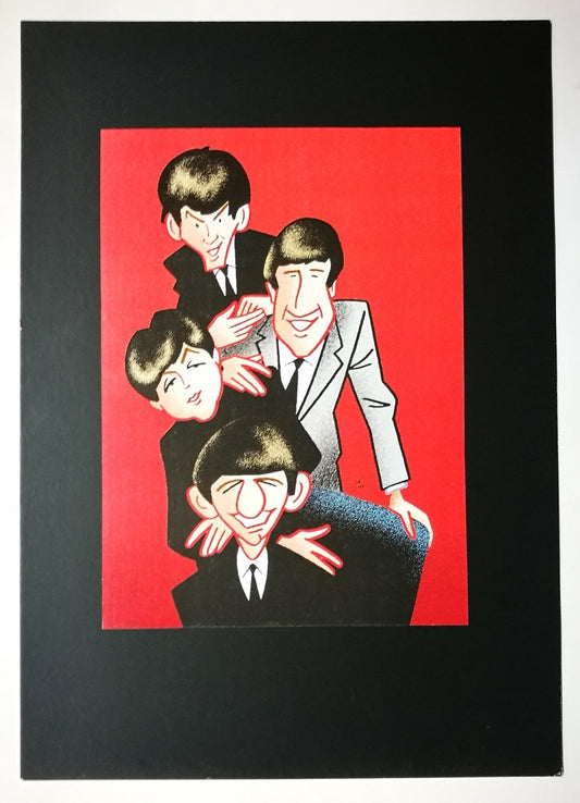 Poster - Beatles (schwarzer Rahmen)