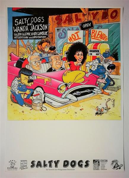 Poster - Salty Dogs - Hot Blended feat. Wanda Jackson
