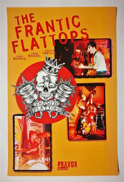 Poster - Poster - Frantic Flattops - Cheap Women, Cheap Booze, Cheaper Thrill