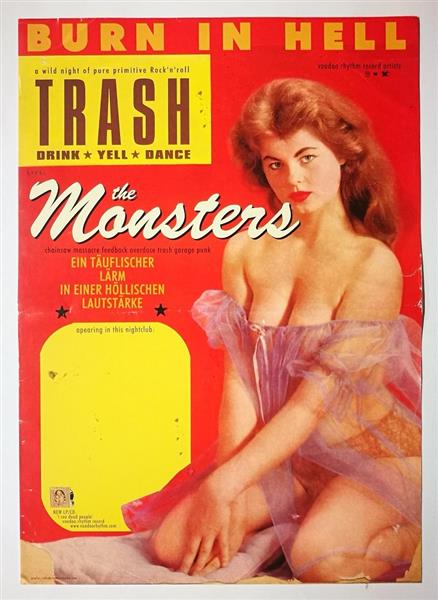 Poster - The Monsters - Burn In Hell