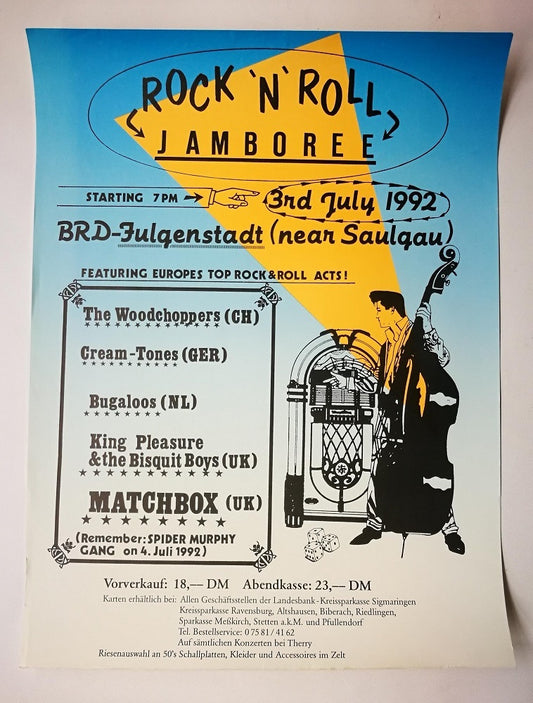 Poster - Rock'n'Roll Jamboree 03. Juli 1992, Germany