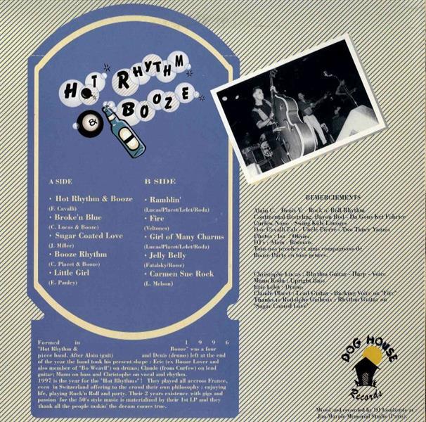 10inch - Hot Rhythm & Booze - Broke And Blue