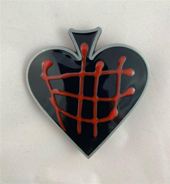 Gürtelschnalle - Black Doodle Spade