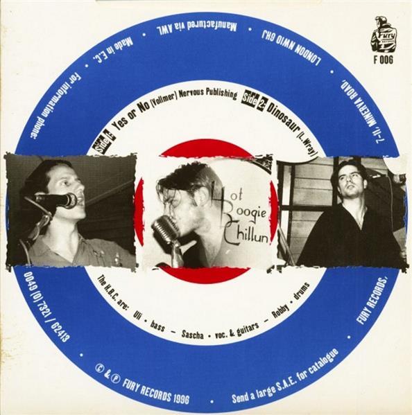 Single - Hot Boogie Chillun - Yes Or No, Dinosaur