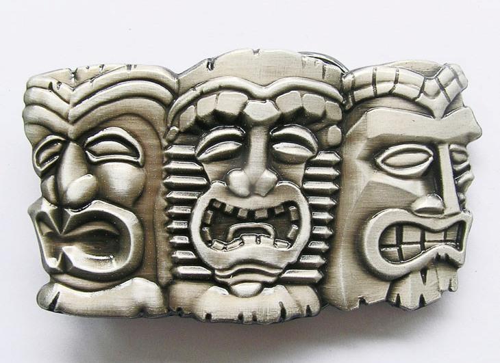 Gürtelschnalle - Three Masks