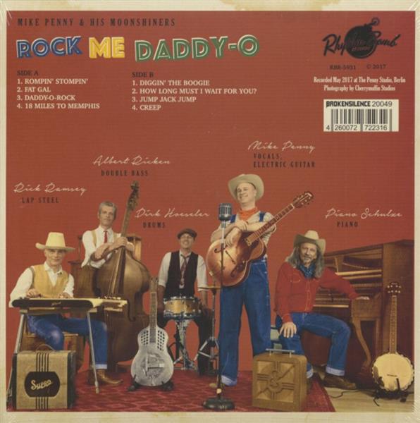 10inch - Mike Penny & his Moonshiners - Rock Me Daddy-O