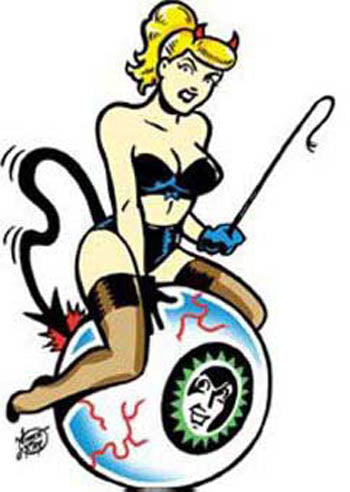 Vince Ray Aufkleber - Blond Eyeball