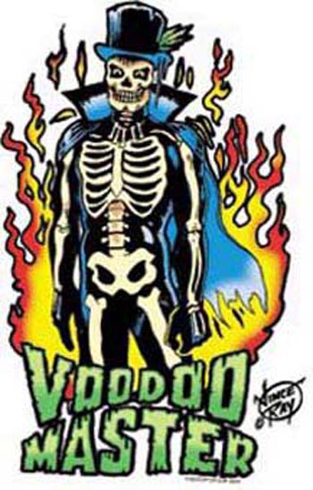 Vince Ray Aufkleber - Voodoo Master